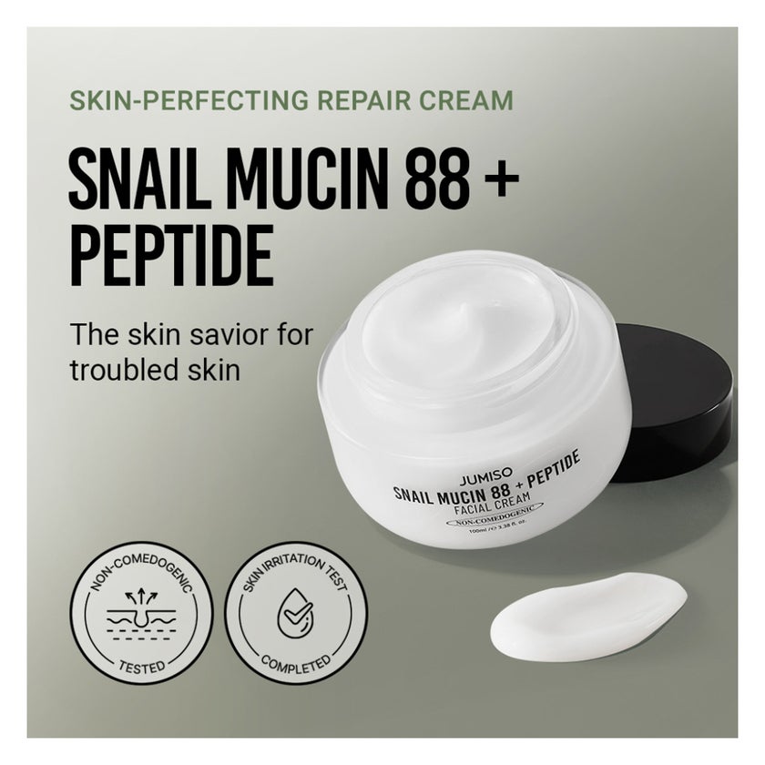 Jumiso Snail Mucin 88 + Peptide Facial Cream - 100ml