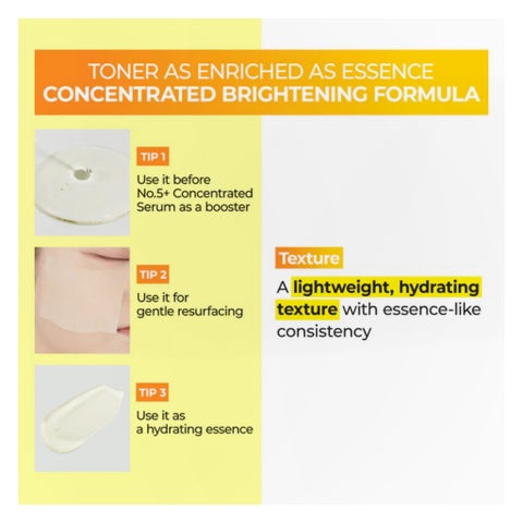Numbuzin No. 5+ Glutathione Vitamin Boosting Toner - 200ml
