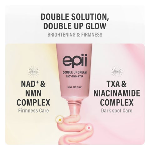 Epii NAD+ NMN & TXA Firming Double Up Cream, Aging Skin - 50ml