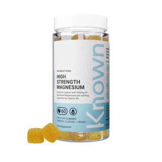 Known Nutrition High-Strength Magnesium Gummies, Tropical - 60 Gummies