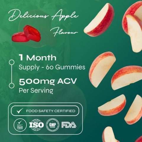 Known Nutrition Apple Cider Vinegar Gummies, Metabolism Support -60 Gummies