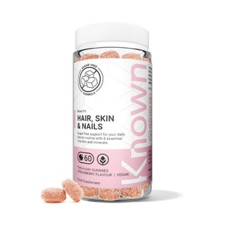 Known Nutrition Hair, Skin & Nails Gummies, Strawberry - 60 Gummies