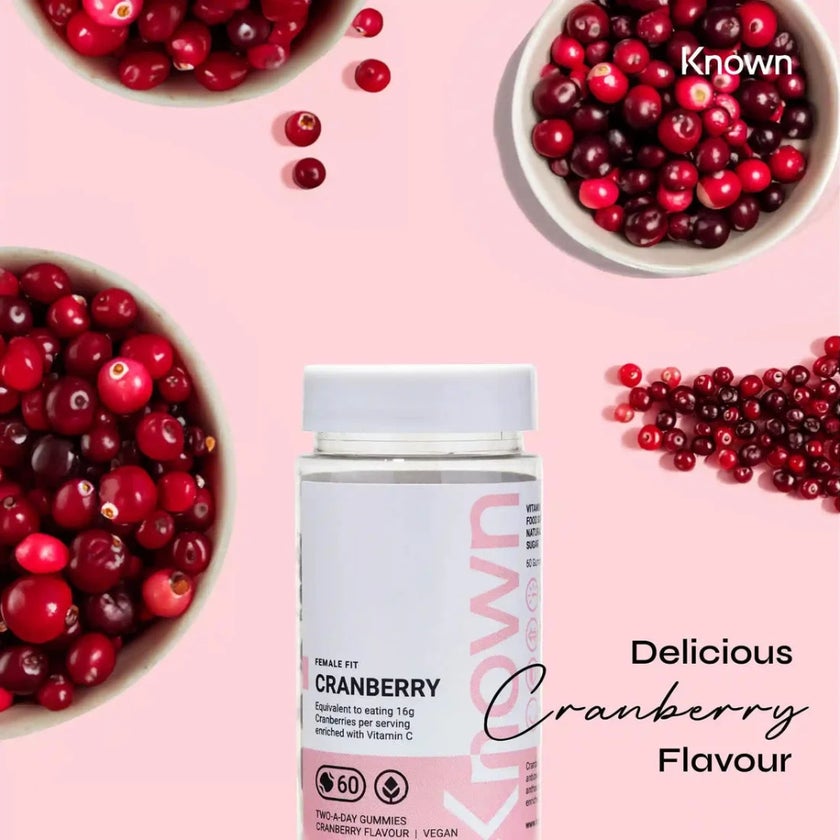 Known Nutrition Cranberry Gummies, UTI Support - 60 Gummies