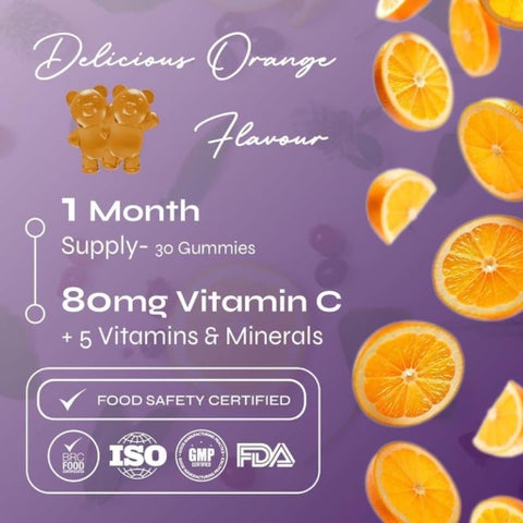 Known Nutrition Kids Vitamin-D Complex Gummies, Orange - 30 Gummies