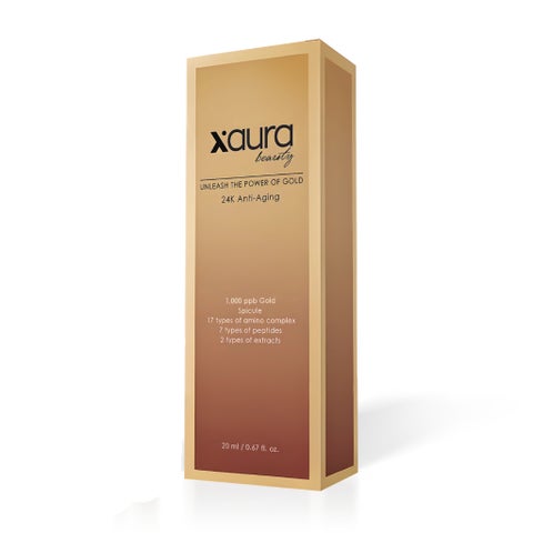 Xaura Beauty 24K Gold Power Peeling Serum, Anti-Aging - 20ml