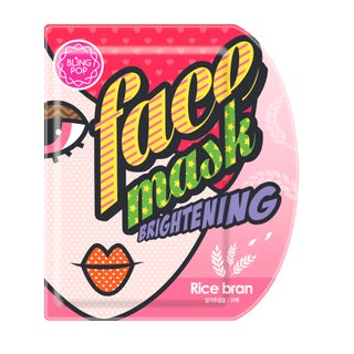 Blingpop Rice Bran Brightening Face Mask