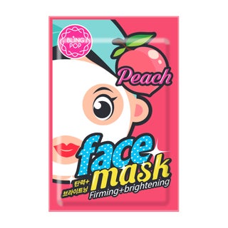 Blingpop Peach Firming & Brightening Face Mask
