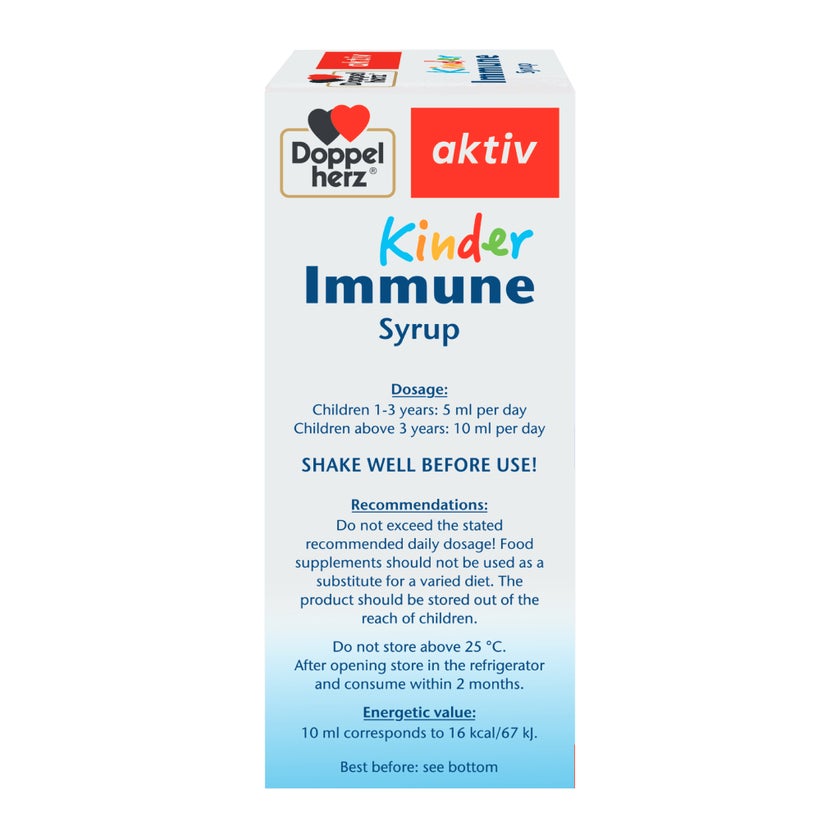 Doppelherz Kinder Immune Kids Syrup, Pineapple - 150ml
