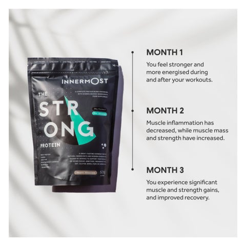 Innermost The Strong Protein Powder, Smooth Chocolate - 520g