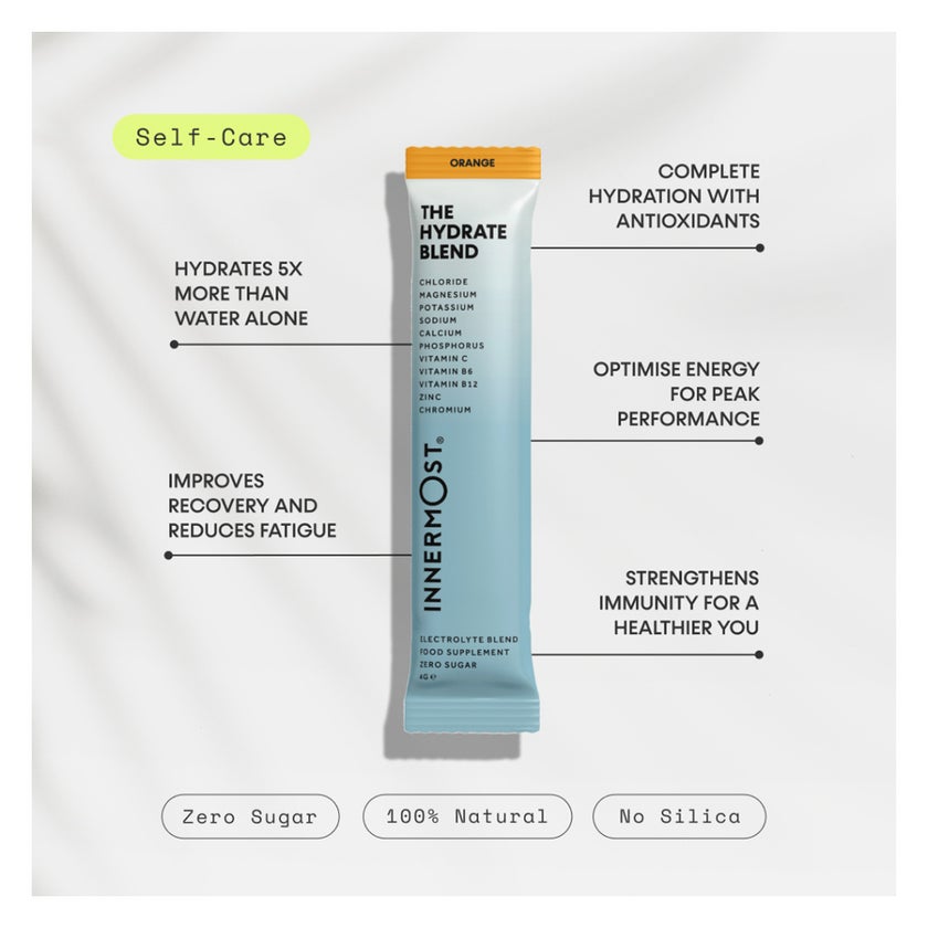 Innermost The Hydrate Blend Electrolyte Sticks, Orange - 30 Sachets