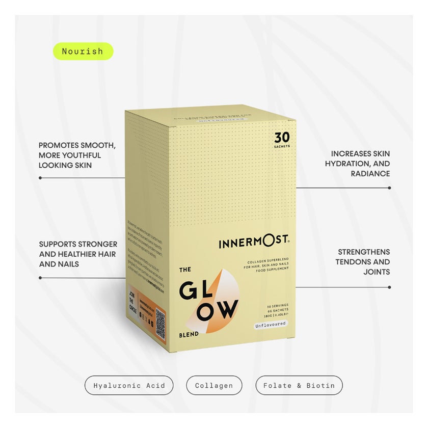 Innermost The Glow Blend Collagen Sticks, Unflavored - 30 Sachets