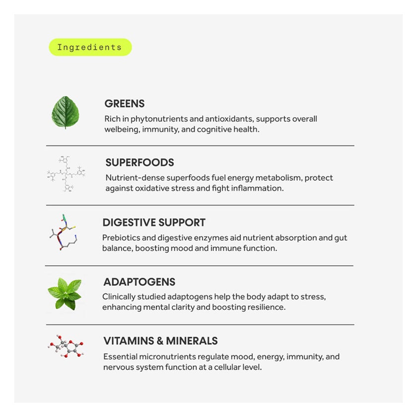 Innermost The Greens Blend Probiotics Sticks, Peach - 30 Sachets