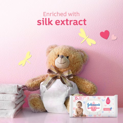 Johnson's Gentle All Over Baby Wipes - 216 Wipes