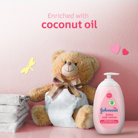 Johnson's Baby Soft Lotion, Coconut Oil - 500ml