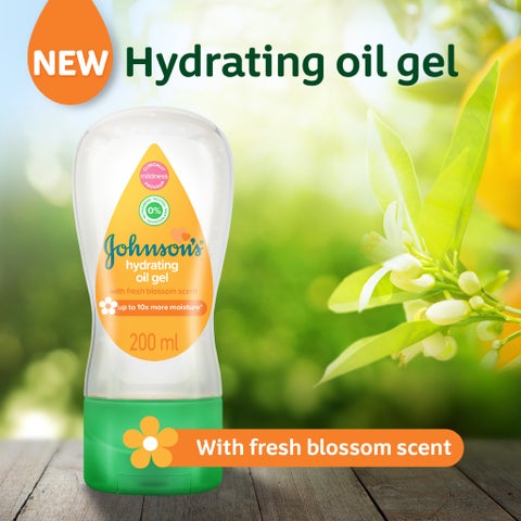 Johnson’s Baby Hydrating Oil Gel, Fresh Blossm Scent - 200ml