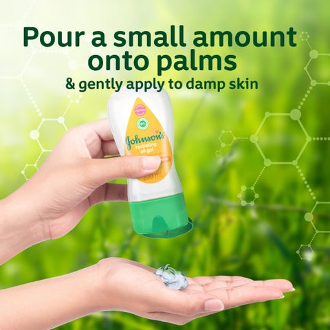 Johnson’s Baby Hydrating Oil Gel, Fresh Blossm Scent - 200ml