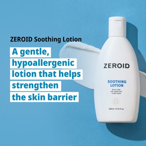 Zeroid Mild Soothing Lotion, Sensitive & Dry Skin - 200ml