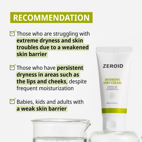 Zeroid Intensive Oint-Cream, Dry & Disordered Skin - 80ml
