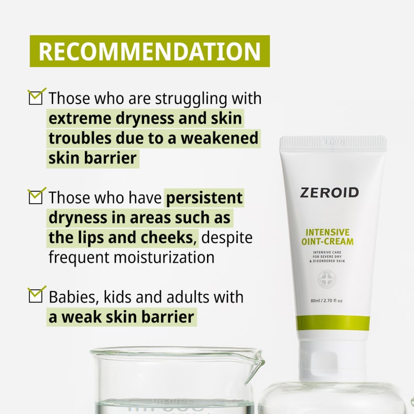 Zeroid Intensive Oint-Cream, Dry & Disordered Skin - 80ml