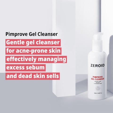 Zeroid Balance Pimprove Gel Cleanser, Oily & Troubled Skin - 180ml