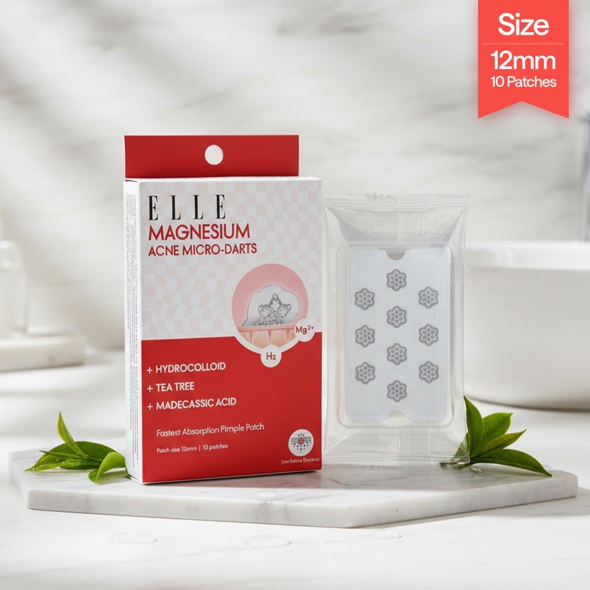 Elle Magnesium Acne Micro-Dart Patches, 12mm - 10 Patches
