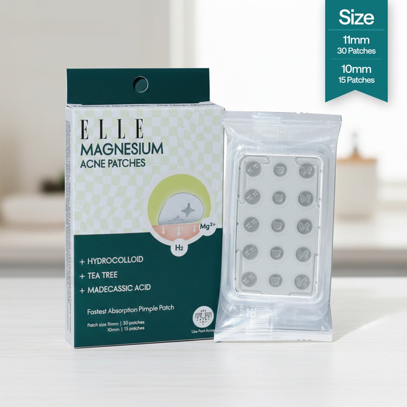 Elle Magnesium Acne Patches, 11mm & 10mm - 45 Patches