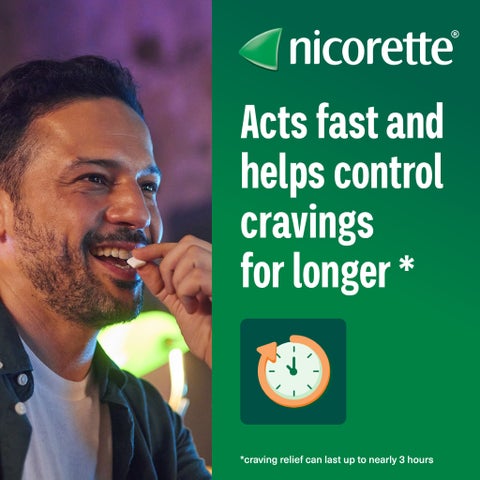 Nicorette 2mg Nicotine Chewing Gum, Freshmint - 105 Gums