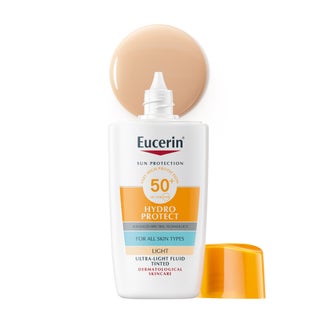 Eucerin Sun Hydro Protect SPF 50+ Ultra Light Fluid, Tinted Light - 50ml