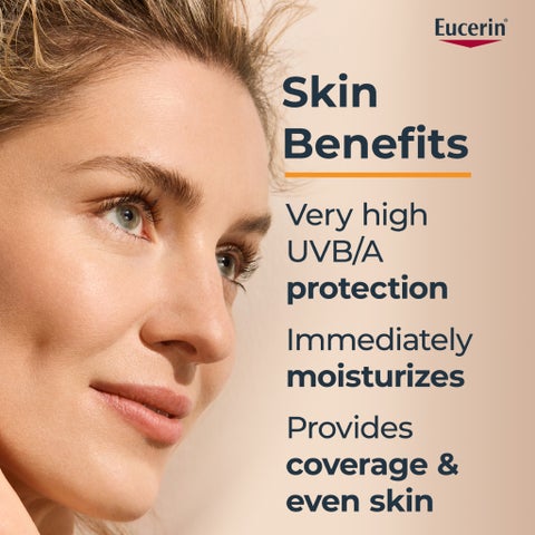 Eucerin Sun Hydro Protect SPF 50+ Ultra Light Fluid, Tinted Light - 50ml