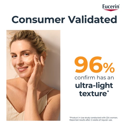 Eucerin Sun Hydro Protect SPF 50+ Ultra Light Fluid, Tinted Light - 50ml