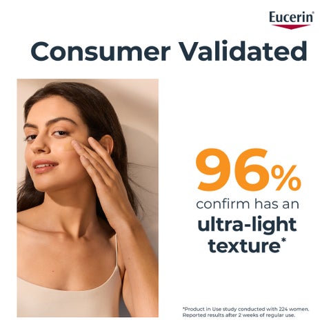 Eucerin Sun Hydro Protect SPF 50+ Ultra Light Fluid, Tinted Medium - 50ml