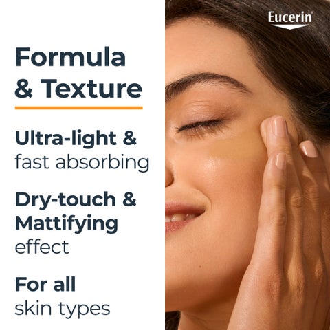 Eucerin Sun Hydro Protect SPF 50+ Ultra Light Fluid, Tinted Medium - 50ml