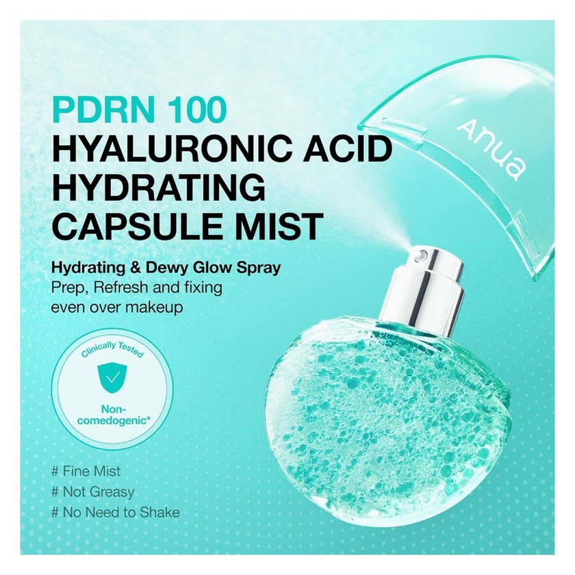 Anua PDRN 100 Collagen Glow Facial Serum Capsule Mist - 30ml