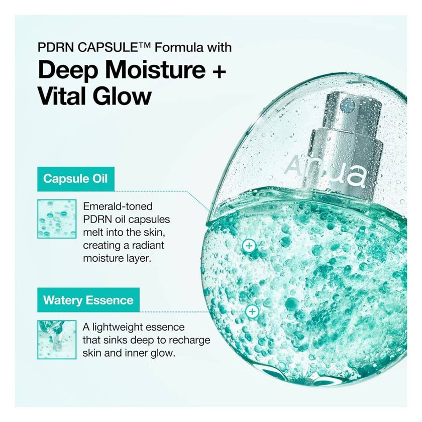 Anua PDRN 100 Collagen Glow Facial Serum Capsule Mist - 30ml