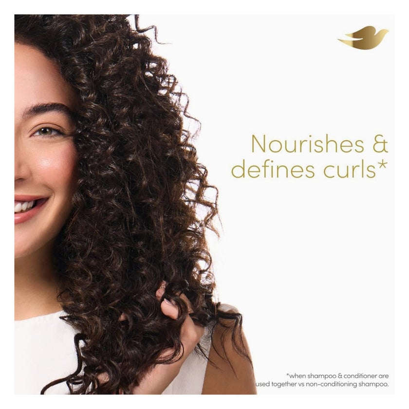 Dove Argan Oil Curl Care Sulfate Free Shampoo - 400ml