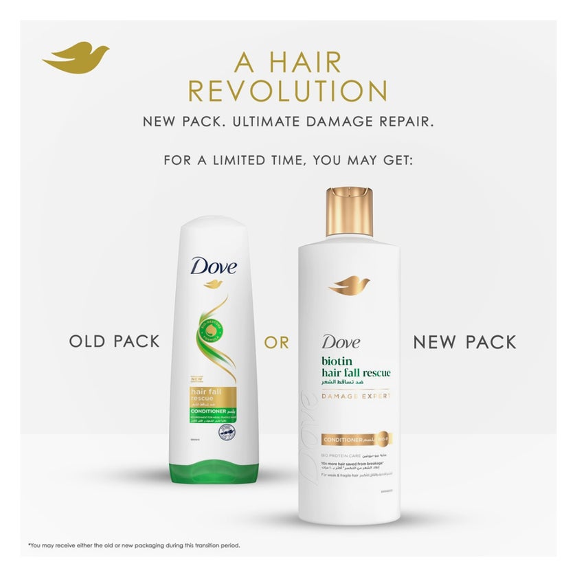 Dove Biotin Hair Fall Rescue Conditioner - 340ml