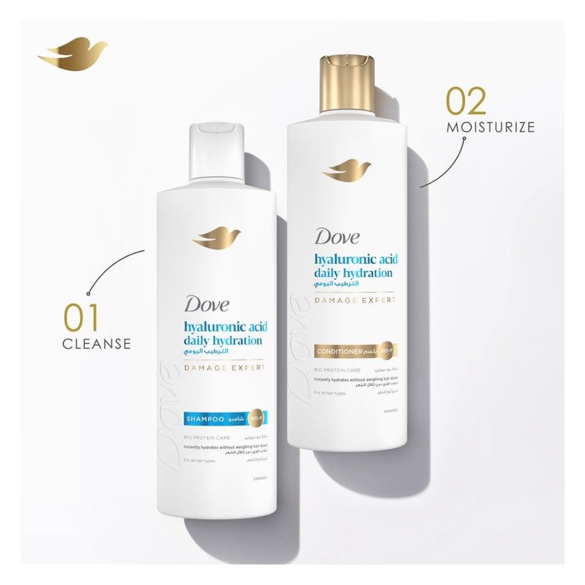 Dove Hyaluronic Acid Daily Hydration Conditioner - 340ml