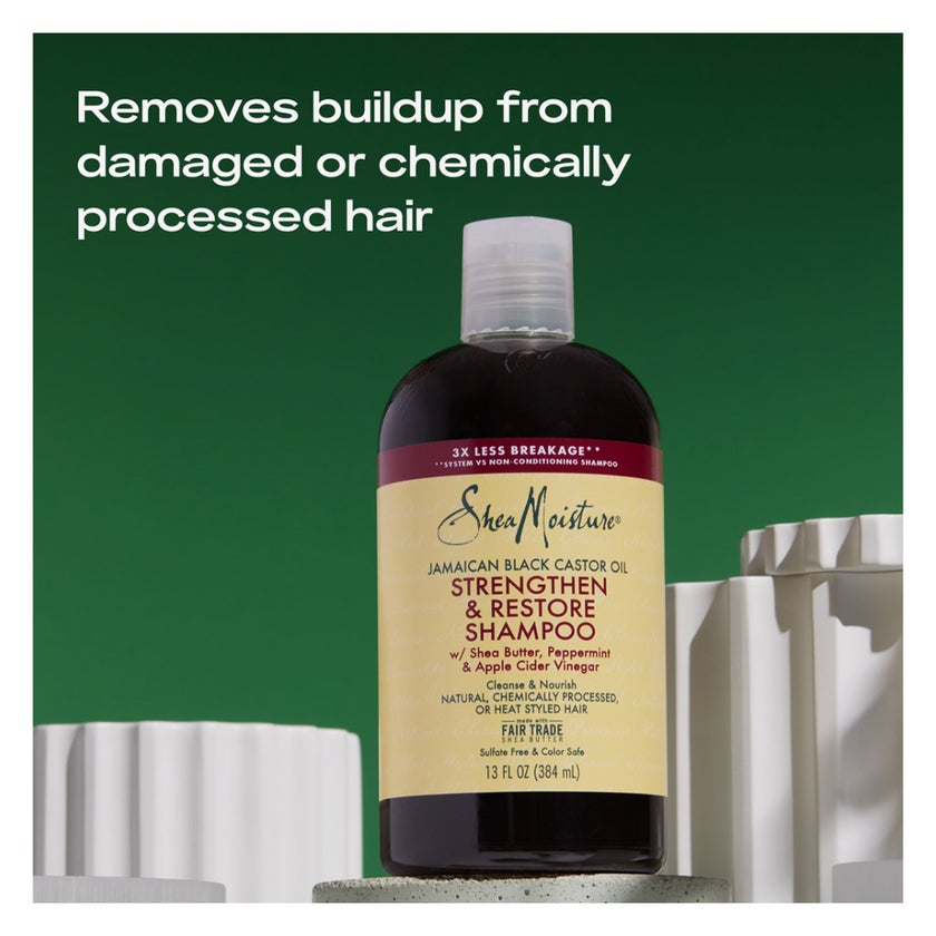Shea Moisture Jamaican Black Castor Oil Strengthen & Restore Shampoo - 384ml