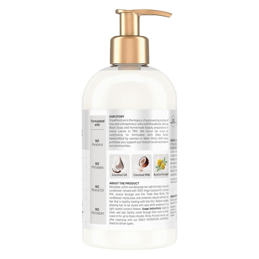 Shea Moisture 100% Virgin Coconut Oil Daily Hydration Conditioner - 384ml