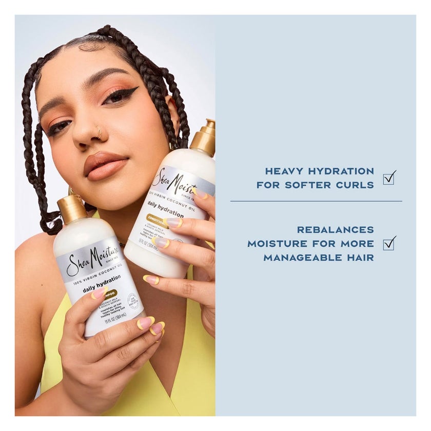 Shea Moisture 100% Virgin Coconut Oil Daily Hydration Conditioner - 384ml