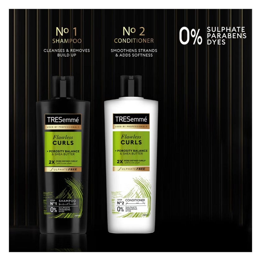 Tresemme Flawless Curls + Porosity Balance Shampoo - 350ml