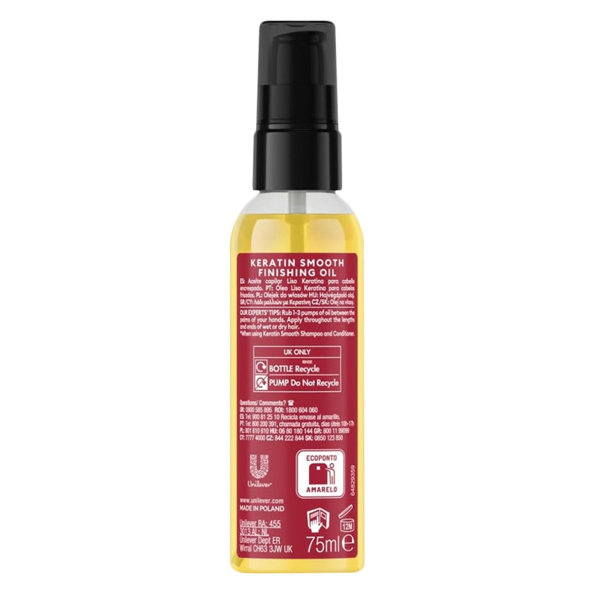 Tresemme Keratin Smooth Finishing Oil - 75ml