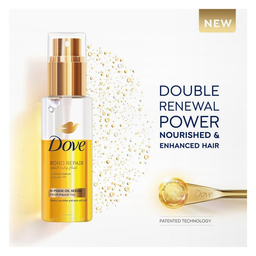 Dove Bond Repair Bi-Phase Oil Serum - 80ml