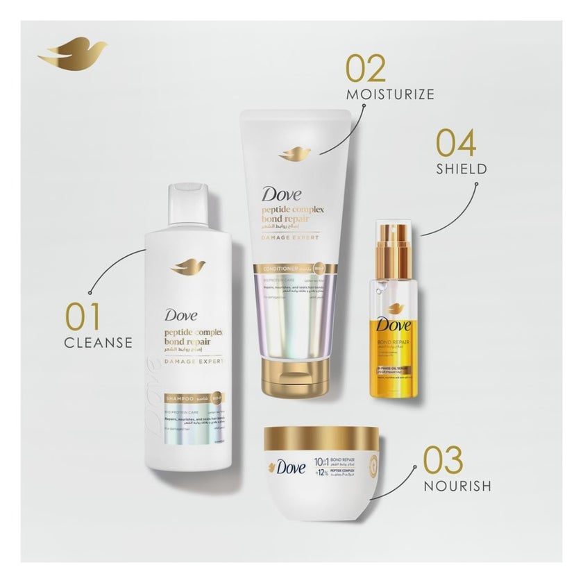 Dove Peptide Complex Bond Repair Hair Conditioner - 180ml