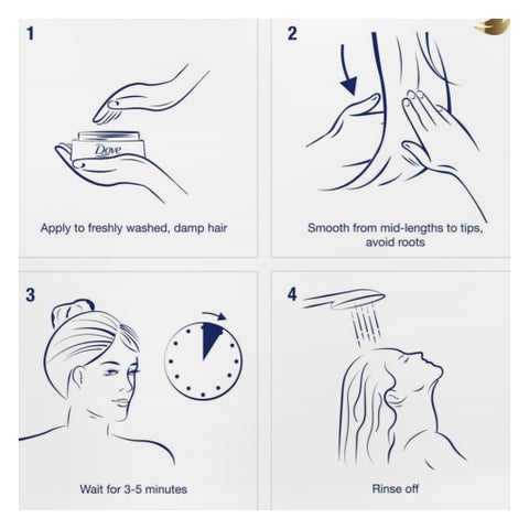 Dove 10-in-1 Bond Repair Hair Mask - 265ml