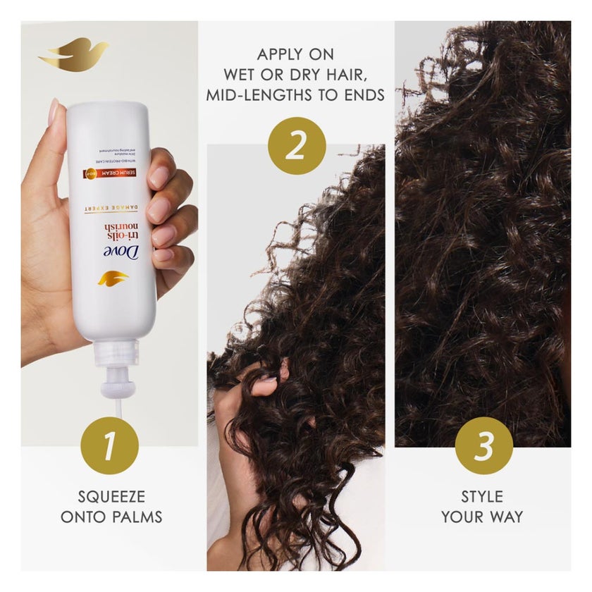 Dove Tri-Oils Nourishing Hair Serum Cream - 200ml
