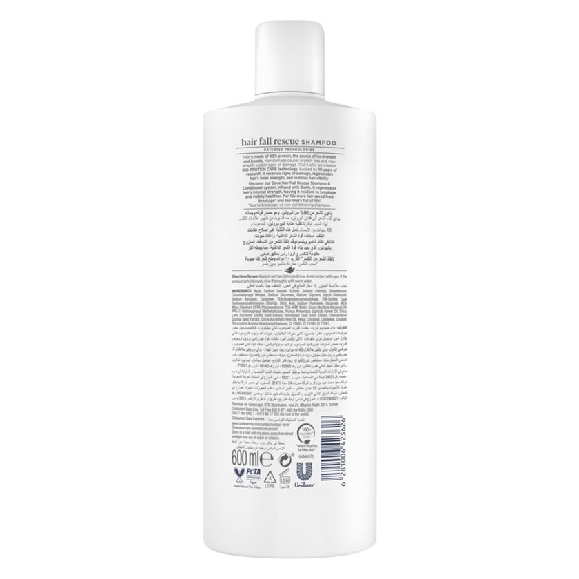 Dove Biotin Hair Fall Rescue Shampoo - 600ml
