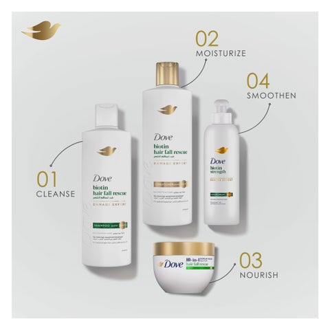 Dove Biotin Hair Fall Rescue Shampoo - 600ml