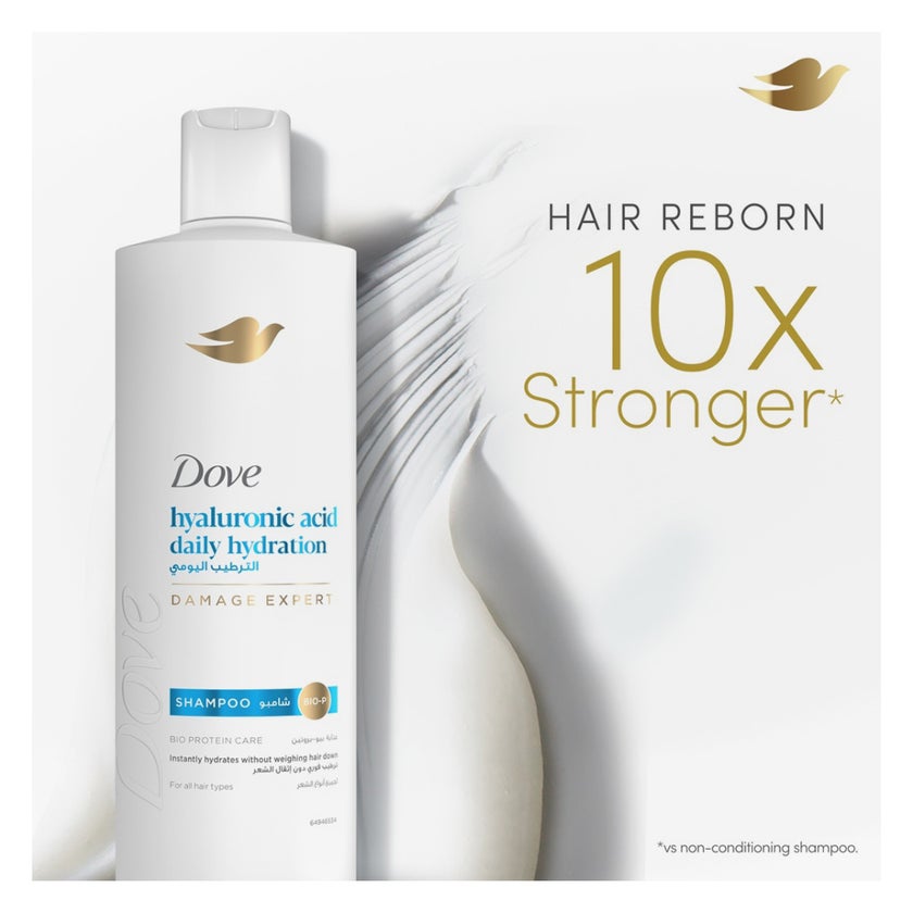 Dove Hyaluronic Acid Daily Hydration Shampoo - 200ml