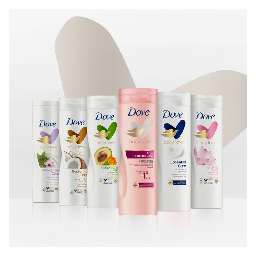 Dove Body Love Care + Radiant Glow Body Lotion - 400ml